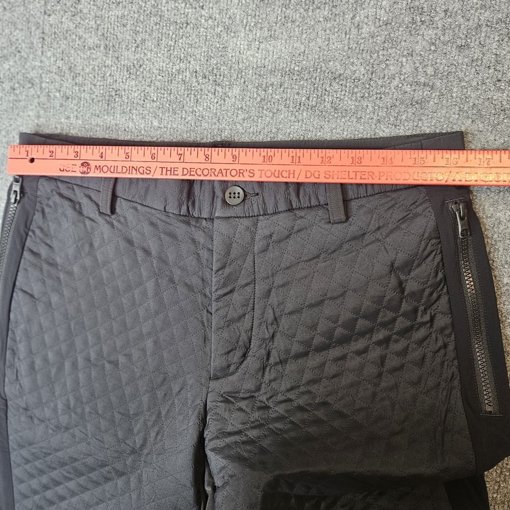 NWOT Adidas Mens‎ Quilted Hybrid Golf Pants Size Large Black - Picture 8 of 9